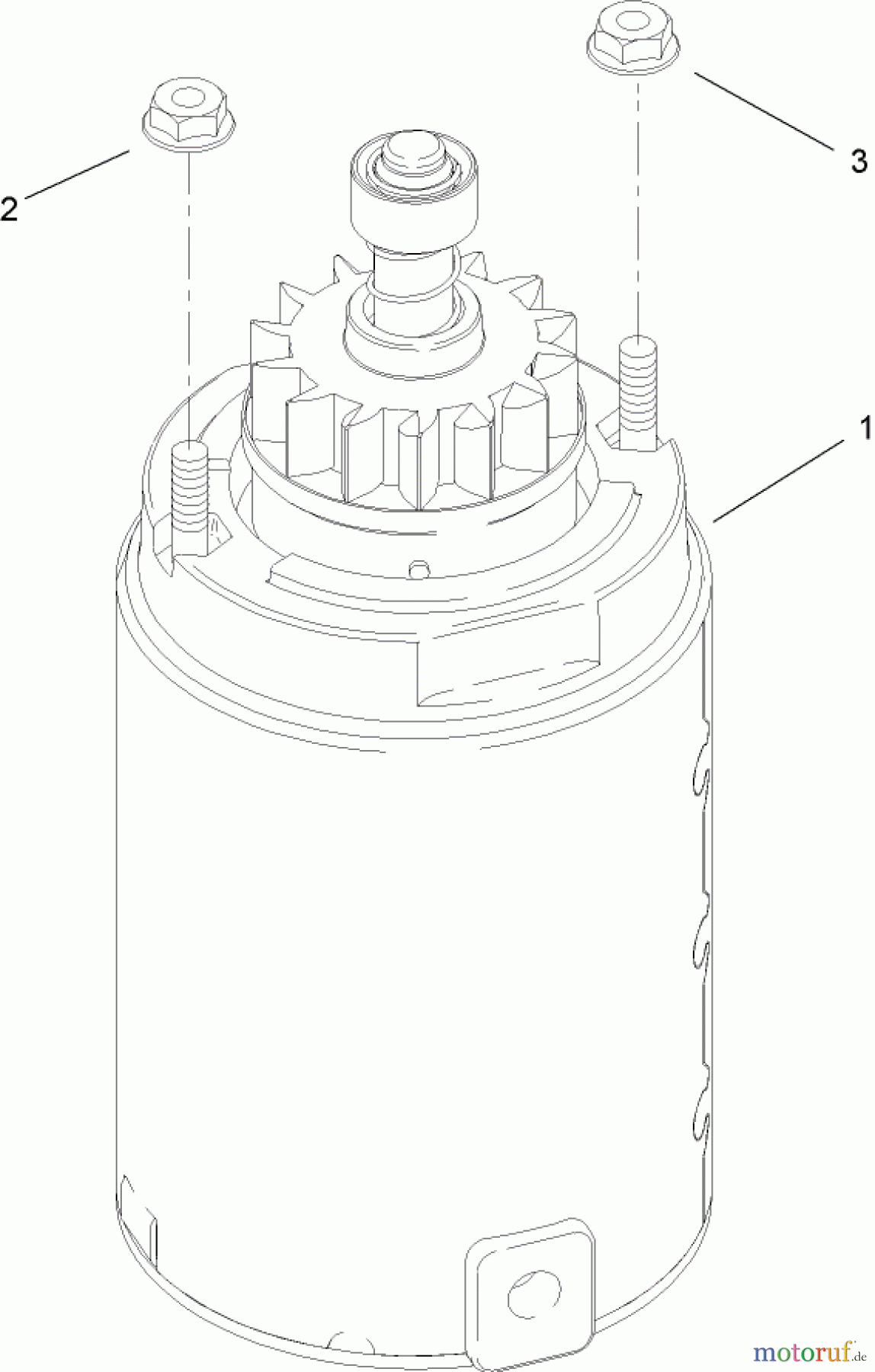  Toro Neu Mowers, Lawn & Garden Tractor Seite 1 13AX60RH744 (LX460) - Toro LX460 Lawn Tractor, 2006 (1A056B50000-) STARTING SYSTEM ASSEMBLY KOHLER SV600-0018