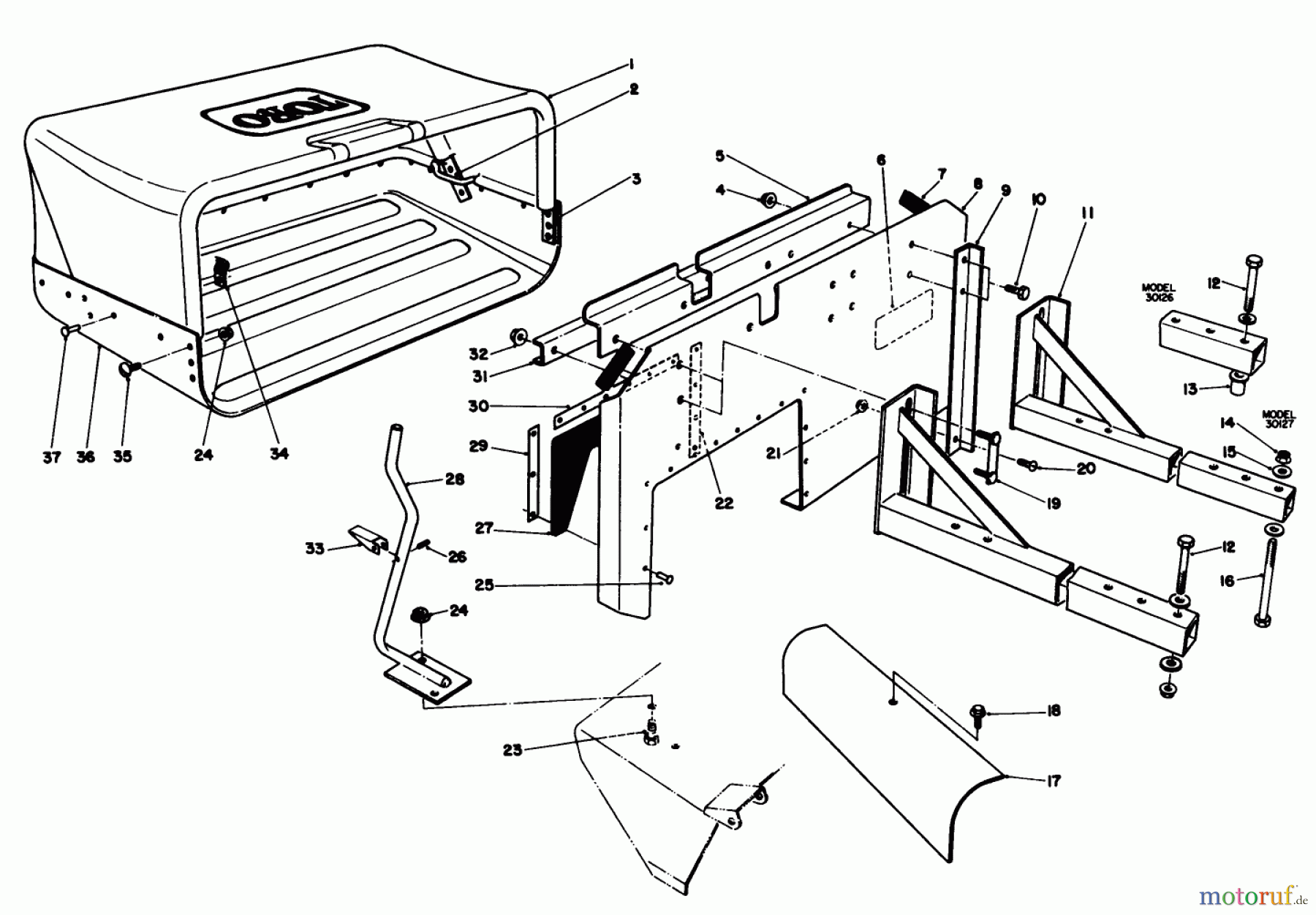  Toro Neu Accessories, Mower 30127 - Toro 52