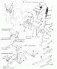 Toro 21-12KE02 (312-A) - 312-A Garden Tractor, 1986 Listas de piezas de repuesto y dibujos MANUAL LIFT LINKAGE