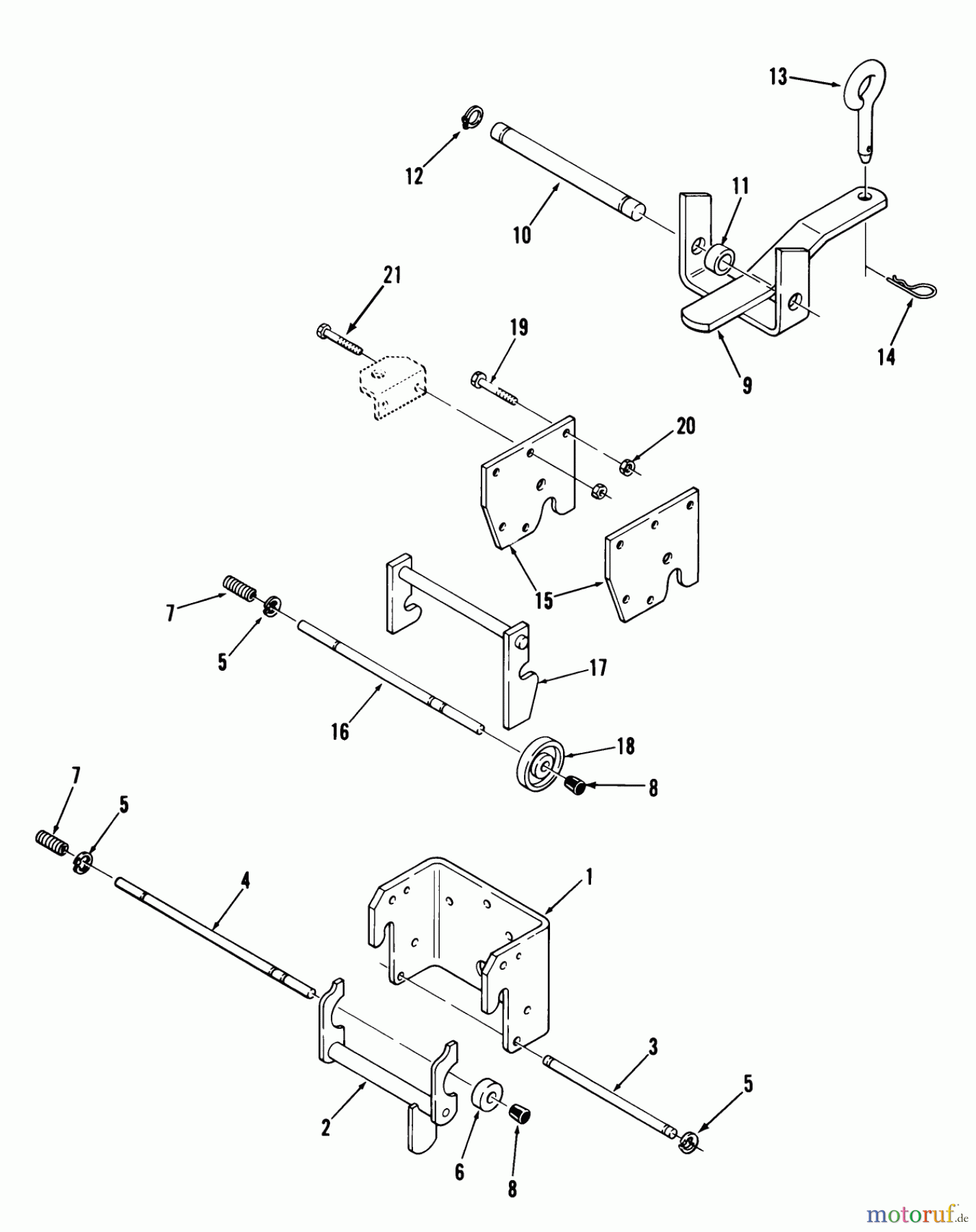  Toro Neu Mowers, Lawn & Garden Tractor Seite 1 31-14K803 (414-8) - Toro 414-8 Garden Tractor, 1988 HITCHES