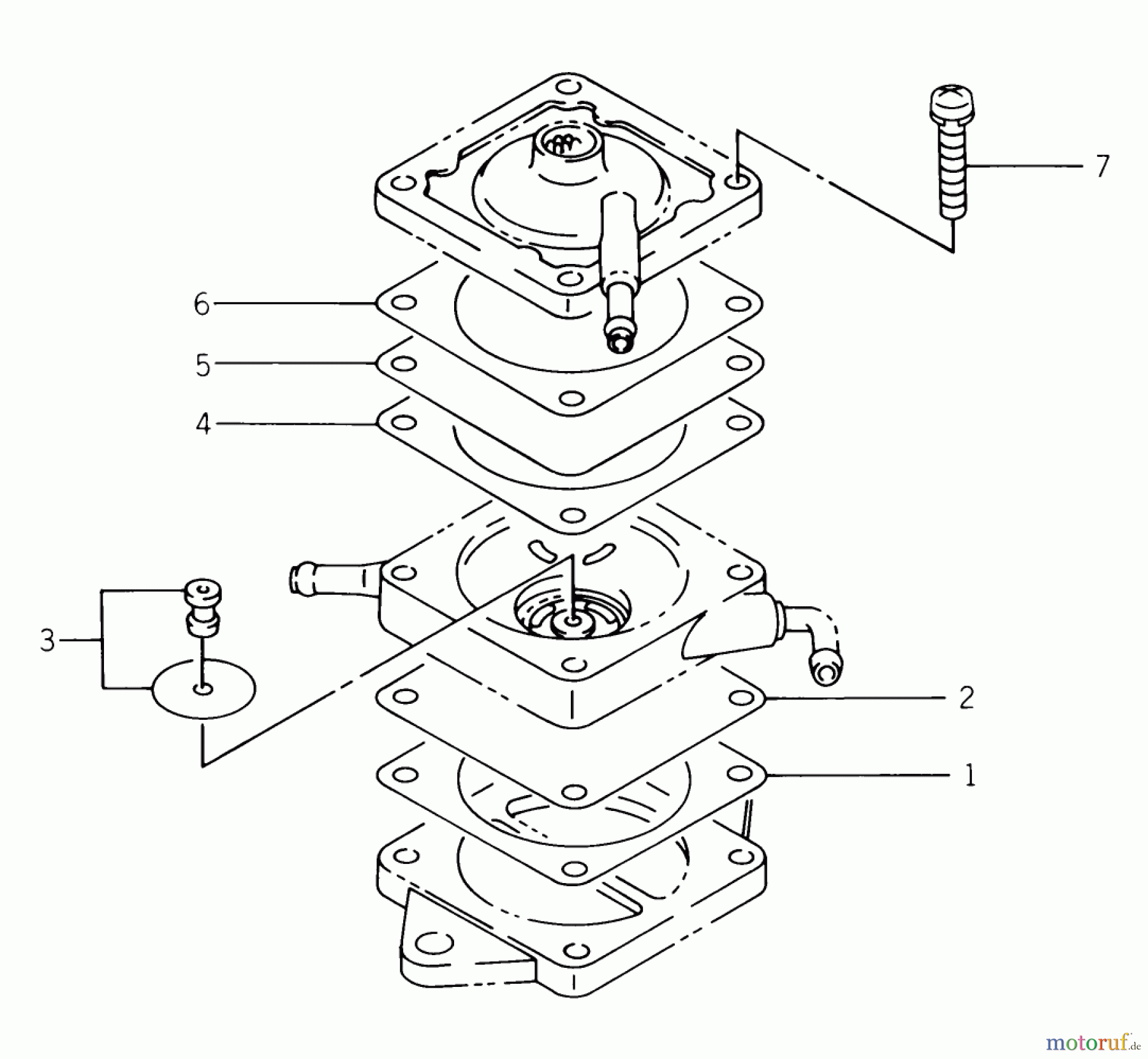  Toro Neu Mowers, Lawn & Garden Tractor Seite 1 22-13KE01 (252-H) - Toro 252-H Tractor, 1988 FUEL PUMP