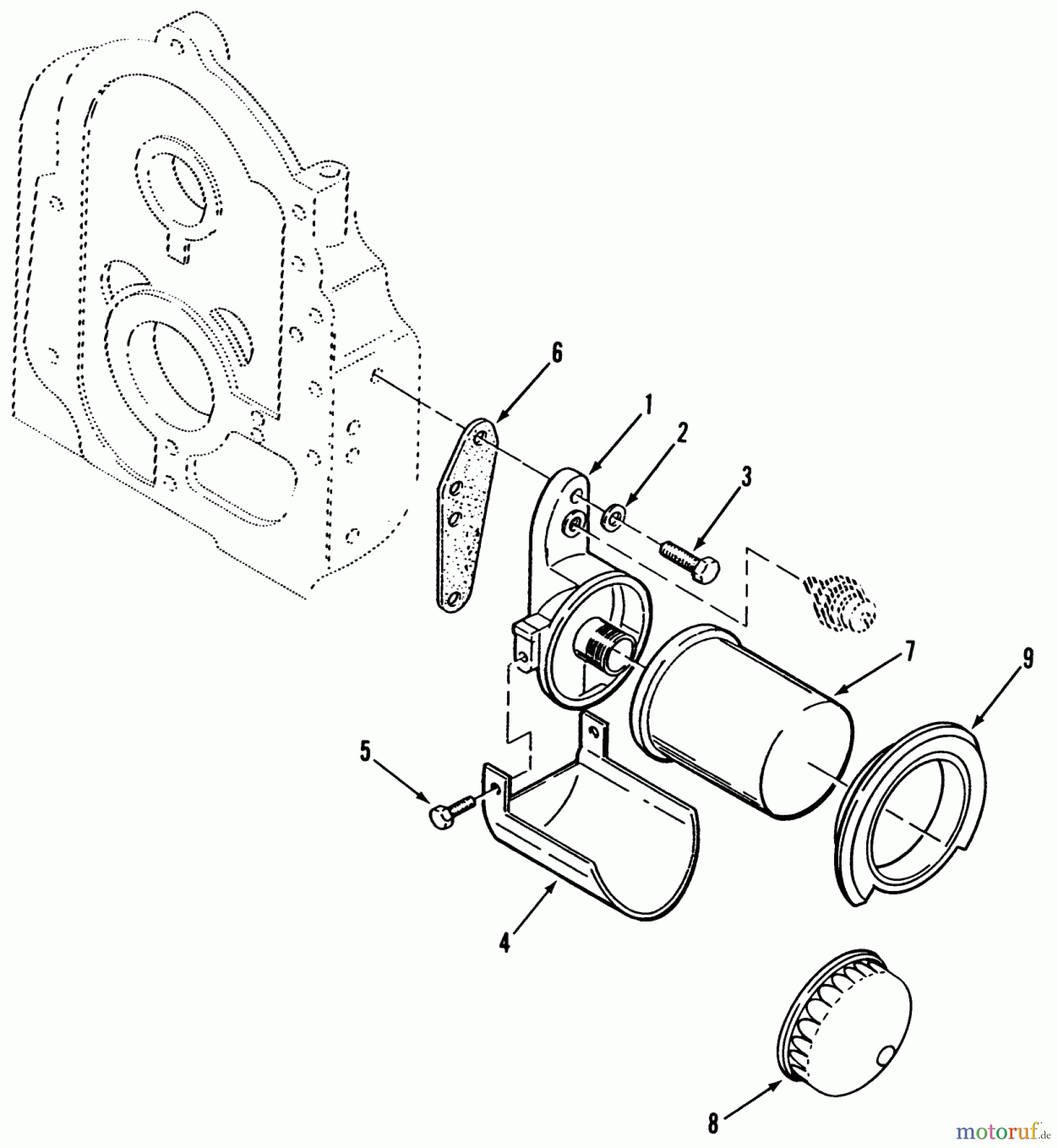  Toro Neu Mowers, Lawn & Garden Tractor Seite 1 41-20OE01 (520-H) - Toro 520-H Garden Tractor, 1990 OIL FILTER