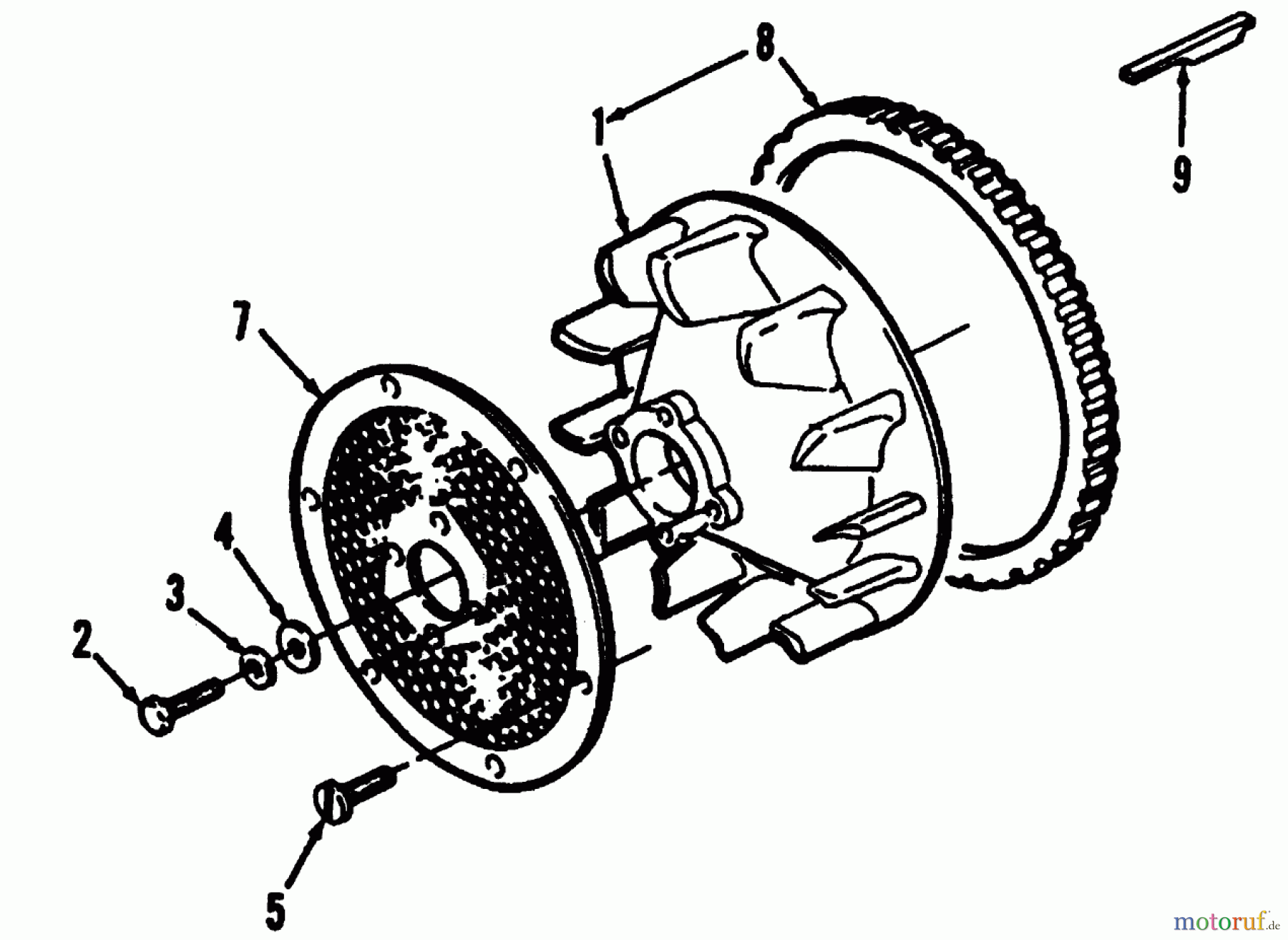  Toro Neu Mowers, Lawn & Garden Tractor Seite 1 41-20OE03 (520-H) - Toro 520-H Garden Tractor, 1992 (2000001-2999999) BLOWER WHEEL WITH SCREEN