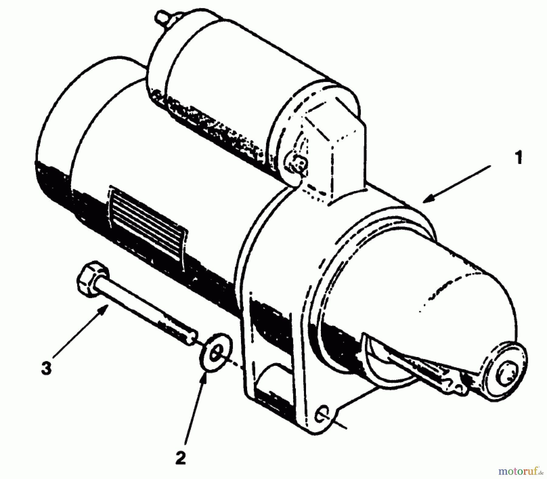  Toro Neu Mowers, Lawn & Garden Tractor Seite 1 41-20OE03 (520-H) - Toro 520-H Garden Tractor, 1992 (2000001-2999999) STARTER