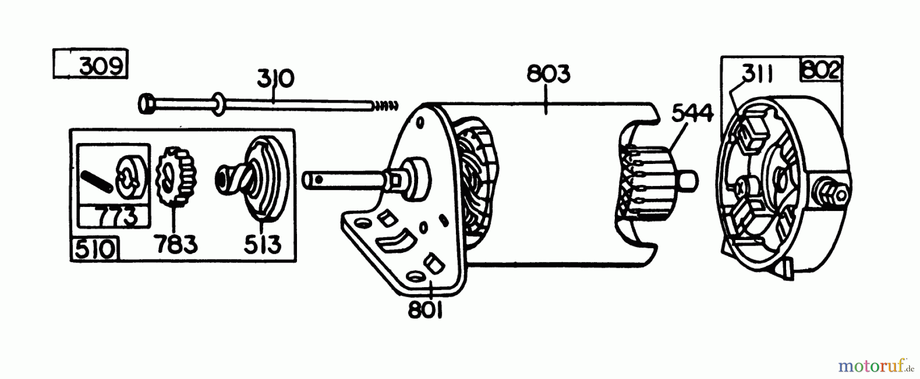  Toro Neu Mowers, Lawn & Garden Tractor Seite 1 57300 (8-32) - Toro 8-32 Front Engine Rider, 1979 (9000001-9999999) BRIGGS & STRATTON MODEL 191707-5641-01 (MODEL 57300) #2