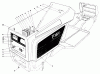 Toro 57360 (11-32) - 11-32 Lawn Tractor, 1983 (3000001-3999999) Listas de piezas de repuesto y dibujos HOOD ASSEMBLY MODEL 57360