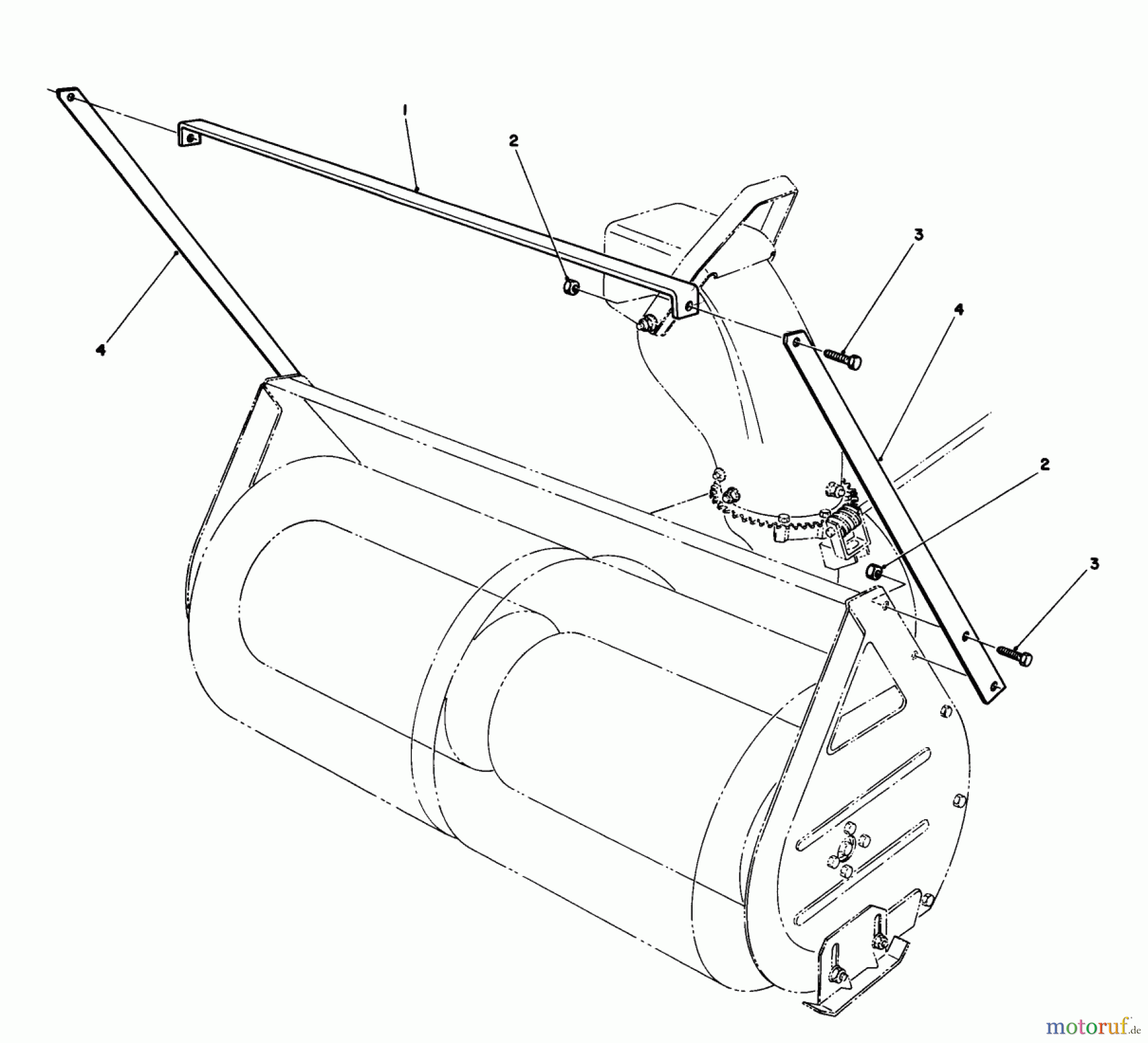  Toro Neu Mowers, Lawn & Garden Tractor Seite 1 57360 (11-32) - Toro 11-32 Lawn Tractor, 1984 (4000001-4999999) DRIFT BREAKER ASSEMBLY NO. 20-0650 (OPTIONAL)