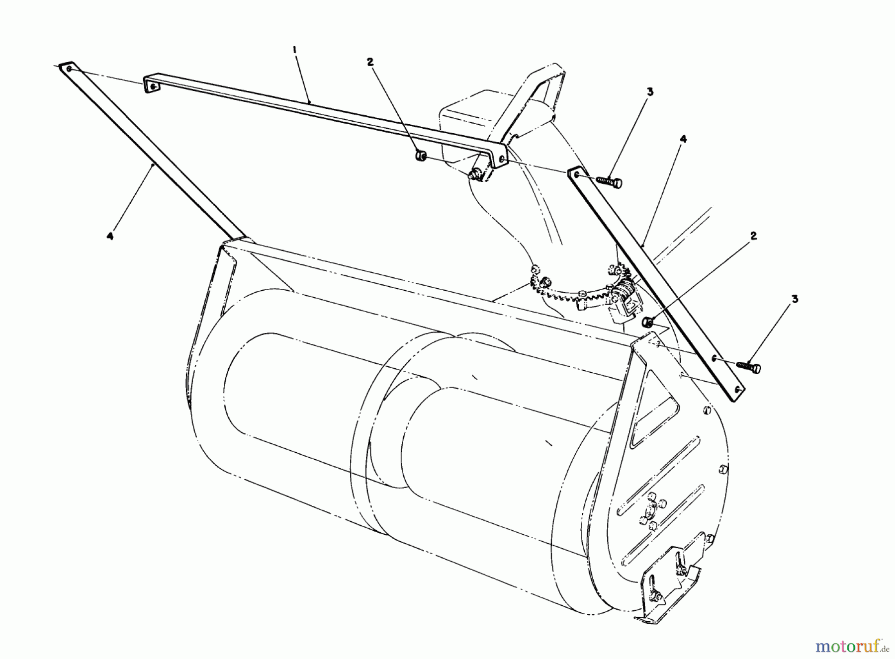  Toro Neu Mowers, Lawn & Garden Tractor Seite 1 57360 (11-32) - Toro 11-32 Lawn Tractor, 1987 (7000001-7999999) DRIFT BREAKER ASSEMBLY NO. 20-0650 (OPTIONAL)