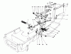 Toro 57450 (12-32) - 12-32 Lawn Tractor, 1991 (1000001-1999999) Listas de piezas de repuesto y dibujos BRAKE & CLUTCH PEDAL ASSEMBLY