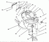 Toro 71202 (12-38XL) - 12-38XL Lawn Tractor, 1994 (4900001-4999999) Listas de piezas de repuesto y dibujos HOUSING & SPINDLE ASSEMBLY (38" CUTTING UNIT) (MODEL NO. 71184 ONLY)