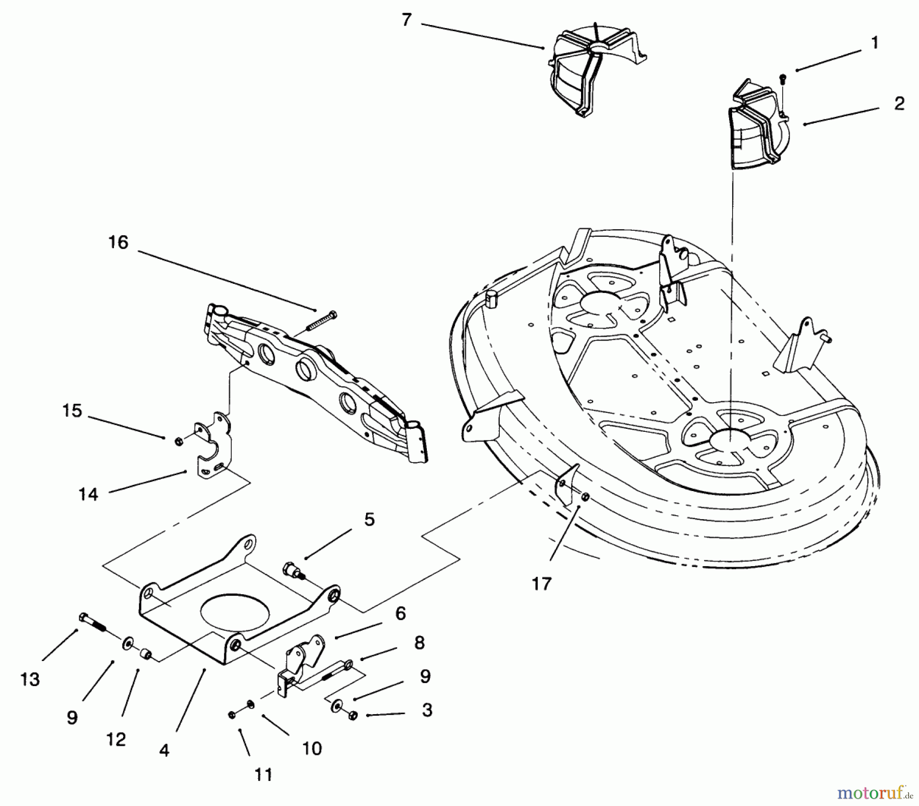  Toro Neu Mowers, Lawn & Garden Tractor Seite 1 71193 (14-38HXL) - Toro 14-38HXL Lawn Tractor, 1996 (6900001-6999999) 38