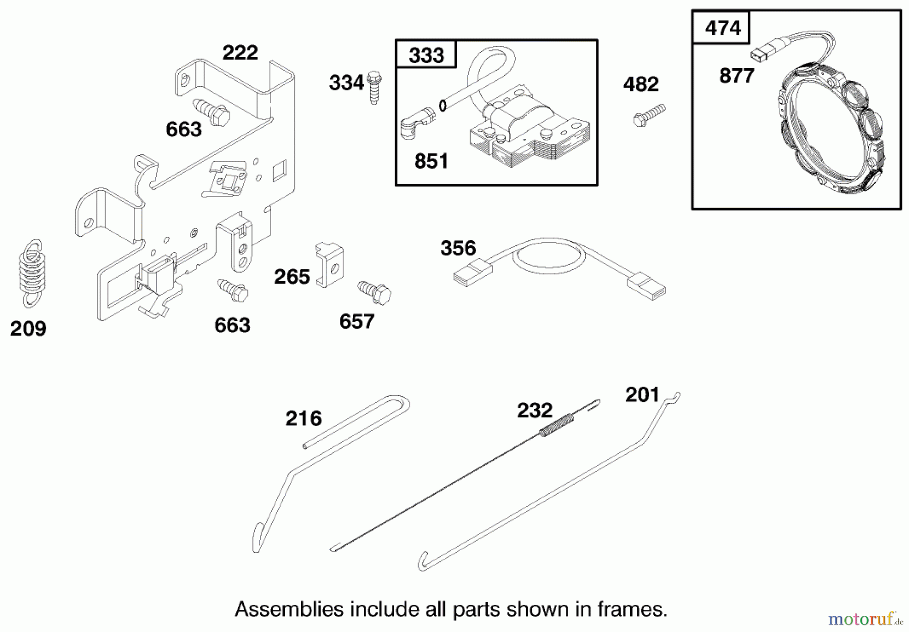  Toro Neu Mowers, Lawn & Garden Tractor Seite 1 71199 (12-32XL) - Toro 12-32XL Lawn Tractor, 1999 (9900001-9999999) ENGINE BRIGGS & STRATTON MODEL 284707-1148-E1 #6