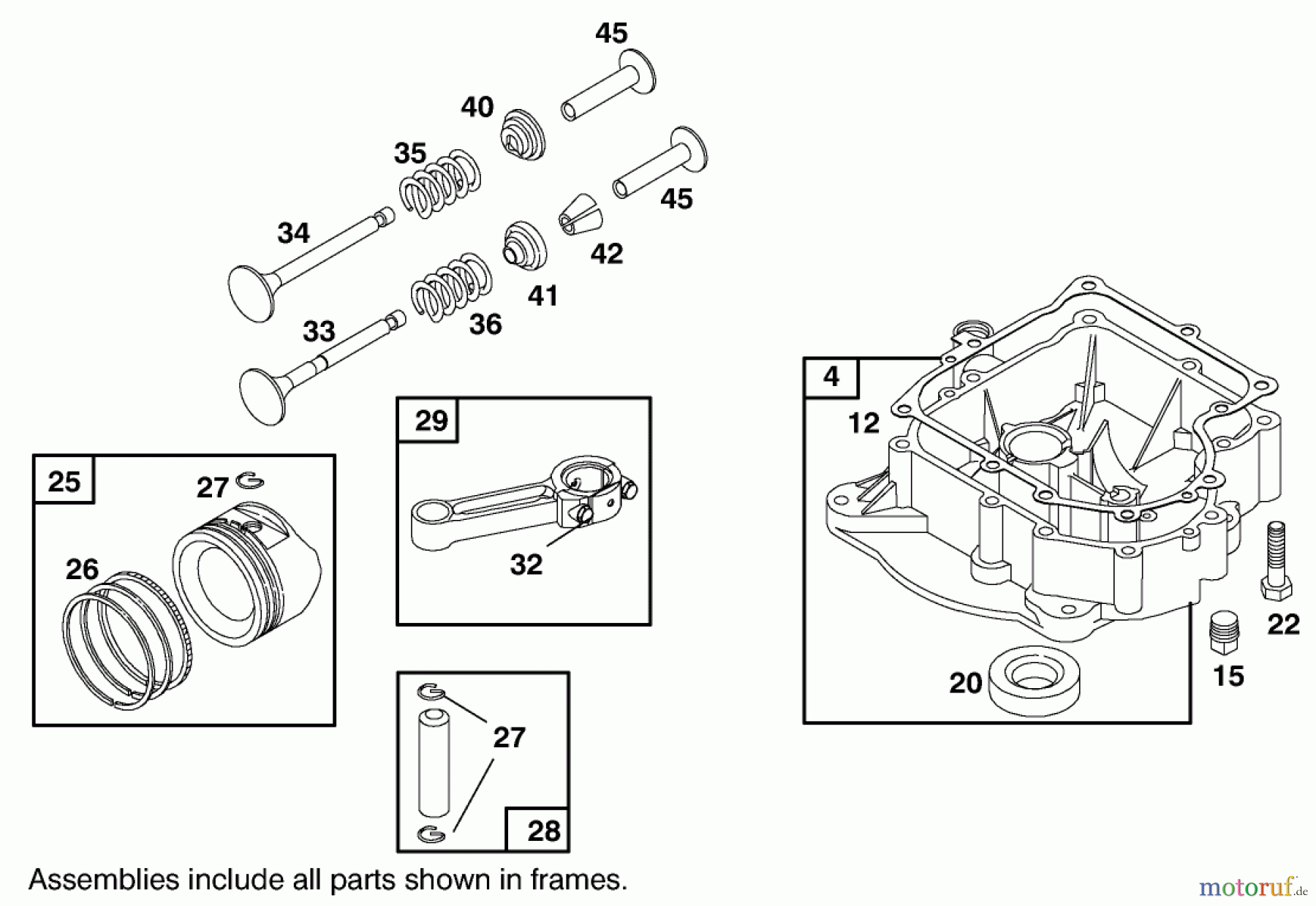  Toro Neu Mowers, Lawn & Garden Tractor Seite 1 71199 (12-32XL) - Toro 12-32XL Lawn Tractor, 2001 (210000001-210999999) PISTON ASSEMBLY BRIGGS AND STRATTON 284707-1148-E1