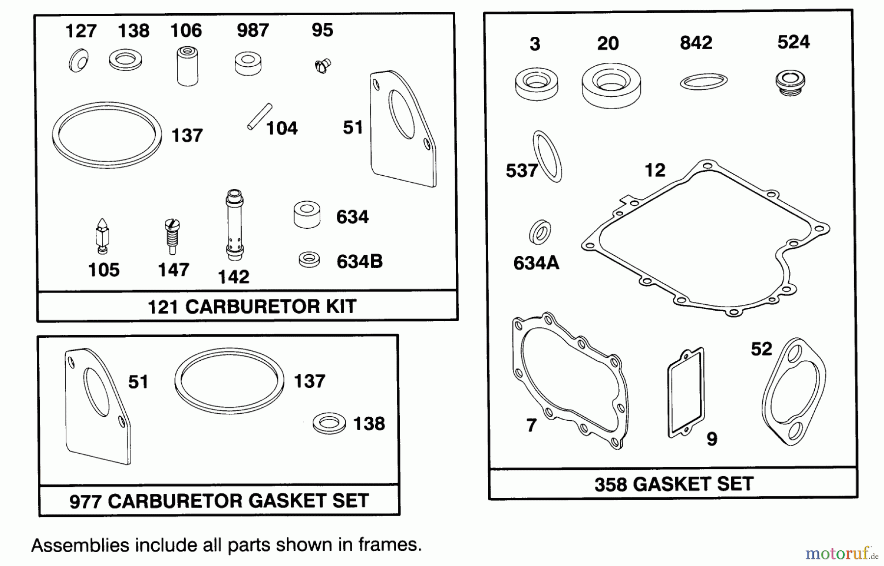  Toro Neu Mowers, Lawn & Garden Tractor Seite 1 71200 (12-32XL) - Toro 12-32XL Lawn Tractor, 1995 (5900001-5910000) ENGINE BRIGGS & STRATTON MODEL 282707-0119-01 #8