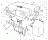 Toro 79103 - 38" Twin Bagger, XL Series Lawn Tractors, 2003 (230000001-230999999) Listas de piezas de repuesto y dibujos GRASS CATCHER ASSEMBLY