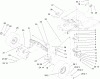 Toro 71209 (XL 320) - XL 320 Lawn Tractor, 2006 (260000001-260999999) Listas de piezas de repuesto y dibujos STEERING COMPONENT ASSEMBLY