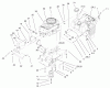 Toro 71226 (16-38XLE) - 16-38XLE Lawn Tractor, 2001 (210000001-210999999) Listas de piezas de repuesto y dibujos ENGINE ASSEMBLY