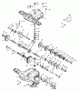 Toro 71226 (16-38XLE) - 16-38XLE Lawn Tractor, 2001 (210000001-210999999) Listas de piezas de repuesto y dibujos PEERLESS TRANSAXLE MODEL MST 205-509
