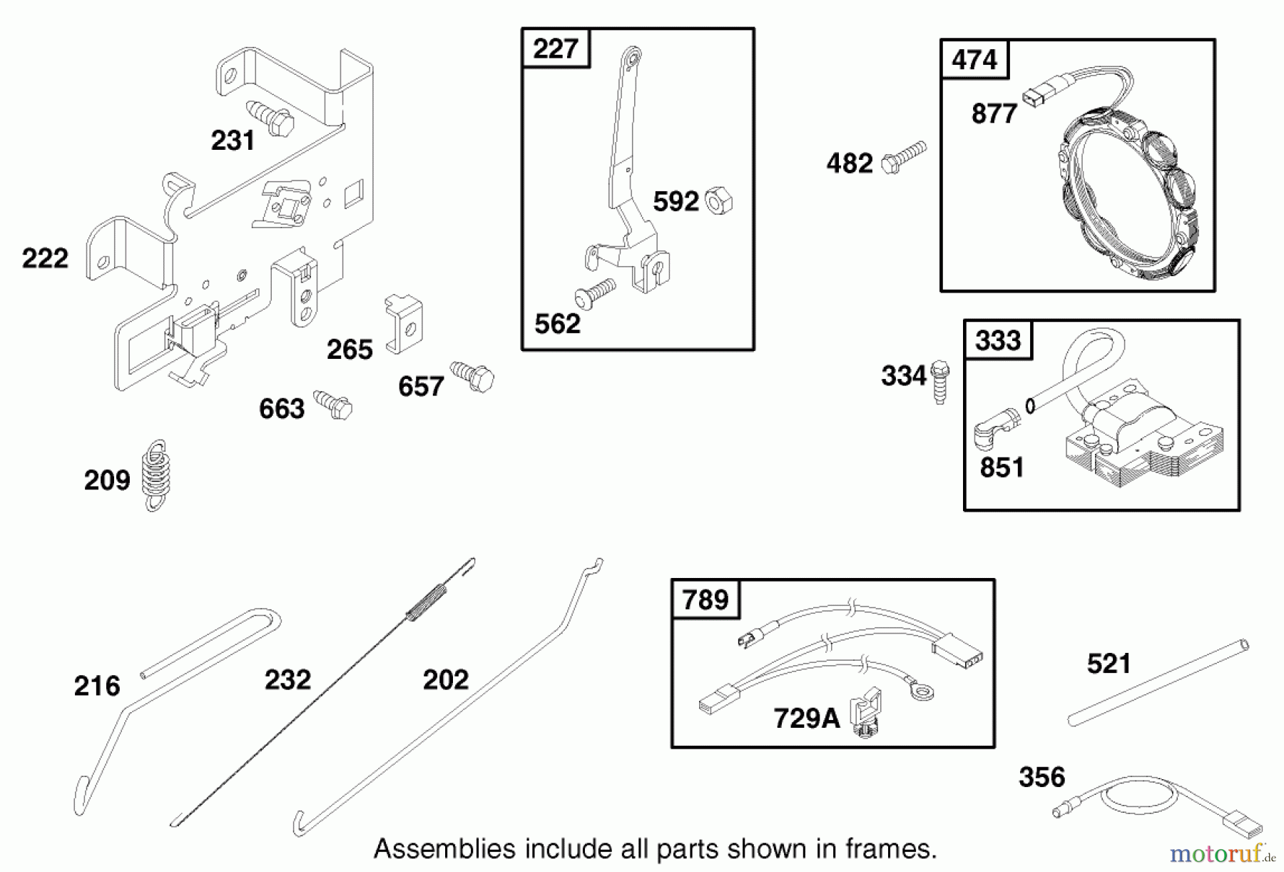  Toro Neu Mowers, Lawn & Garden Tractor Seite 1 71241 (16-38HXLE) - Toro 16-38HXLE Lawn Tractor, 2000 (200000001-200999999) ENGINE BRIGGS & STRATTON MODEL 28Q777-0690-E1 #6