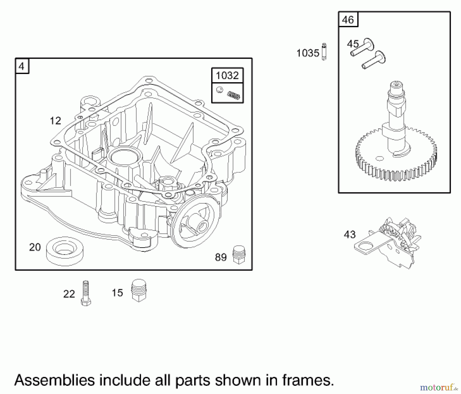  Toro Neu Mowers, Lawn & Garden Tractor Seite 1 71286 (XL 440H) - Toro XL 440H Lawn Tractor, 2007 (270000001-270999999) CRANKCASE ASSEMBLY BRIGGS AND STRATTON 31F777-0162-E1