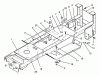 Toro 72040 (244-5) - 244-5 Yard Tractor, 1993 (3900001-3999999) Listas de piezas de repuesto y dibujos MAIN FRAME ASSEMBLY