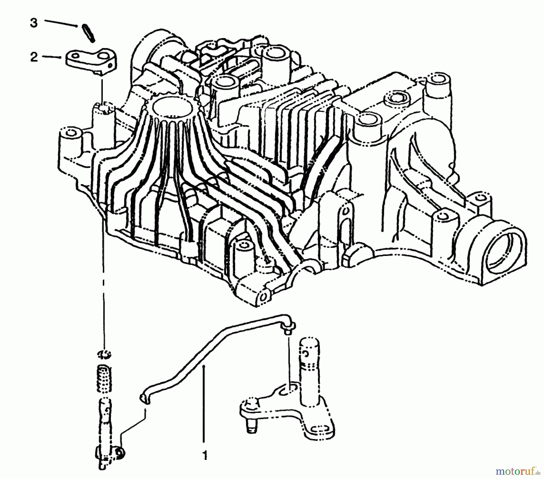  Toro Neu Mowers, Lawn & Garden Tractor Seite 1 72083 (266-H) - Toro 266-H Yard Tractor, 1994 (4900001-4999999) BYPASS RETURN