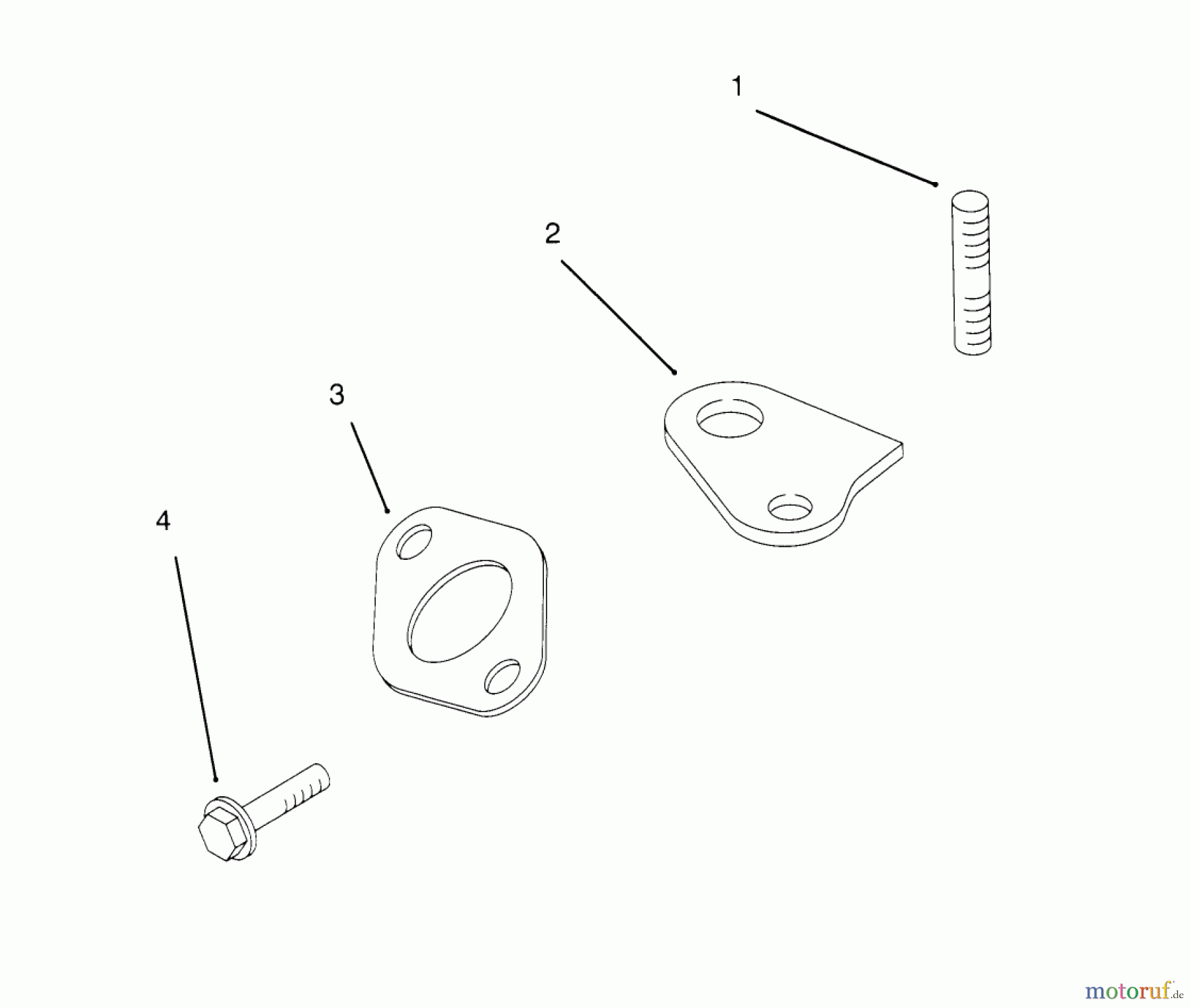  Toro Neu Mowers, Lawn & Garden Tractor Seite 1 72063 (264-H) - Toro 264-H Yard Tractor, 1995 (5900001-5900498) EXHAUST (KOHLER ENGINE CV14S-PS1472)