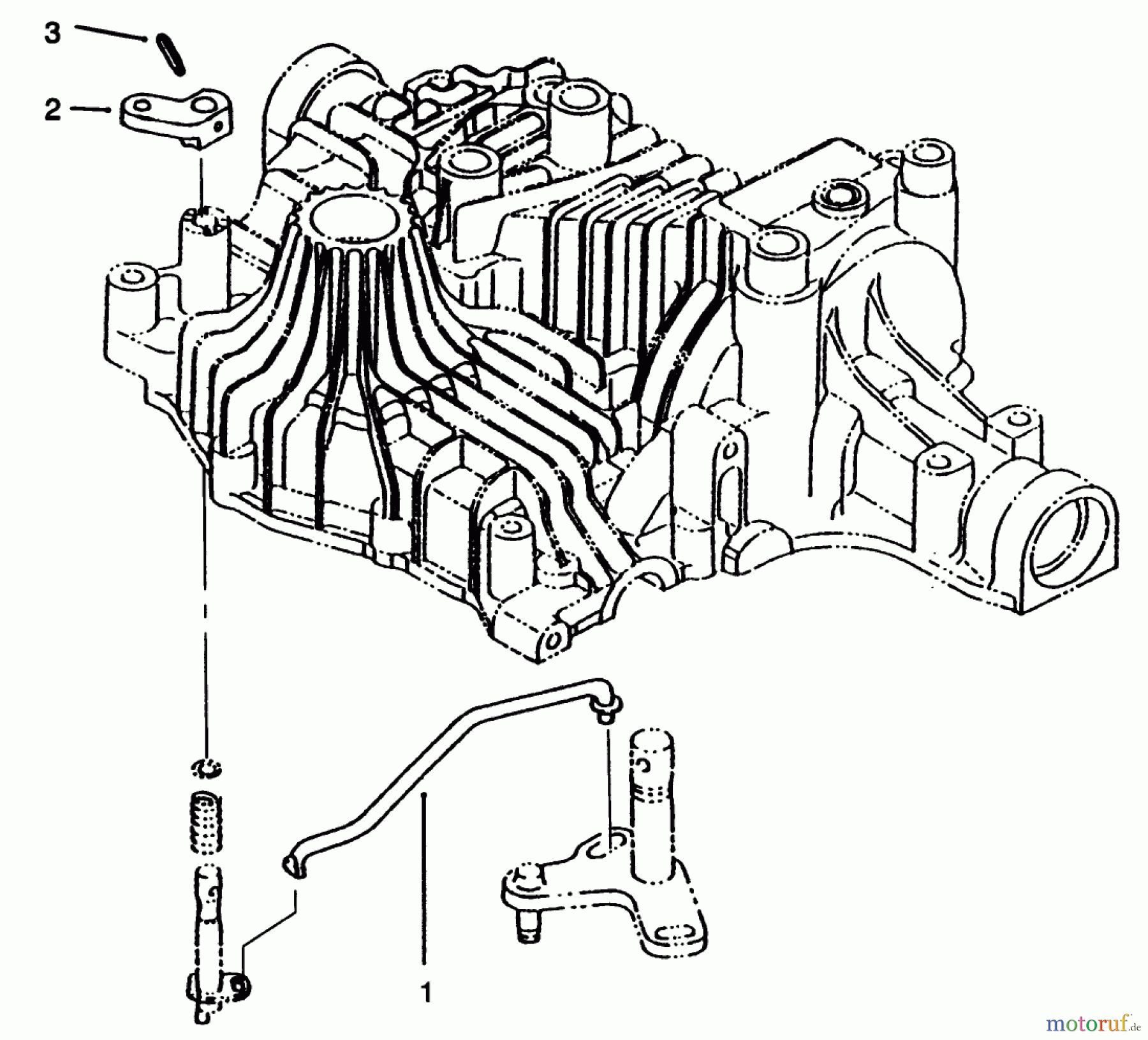  Toro Neu Mowers, Lawn & Garden Tractor Seite 1 72046 (265-H) - Toro 265-H Lawn and Garden Tractor, 1996 (6900001-6999999) BYPASS RETURN