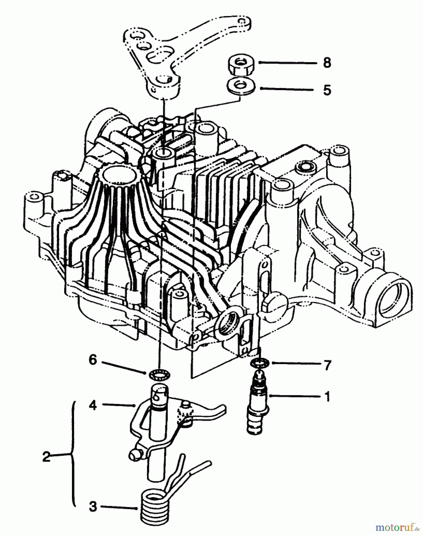  Toro Neu Mowers, Lawn & Garden Tractor Seite 1 72064 (265-H) - Toro 265-H Lawn and Garden Tractor, 1996 (6900001-6999999) N-CENTERING