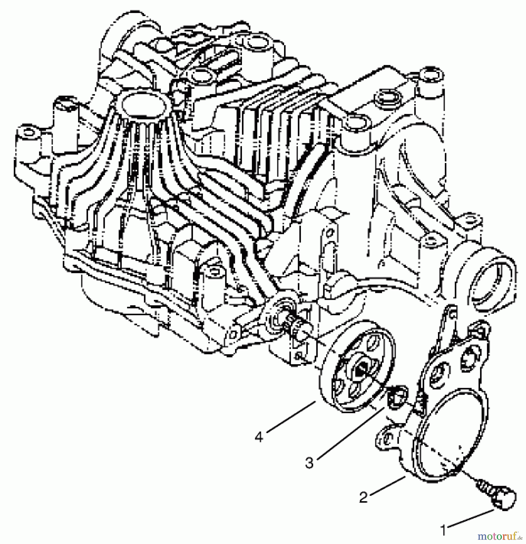  Toro Neu Mowers, Lawn & Garden Tractor Seite 1 72046 (265-H) - Toro 265-H Lawn and Garden Tractor, 1997 (7900001-7999999) BRAKE