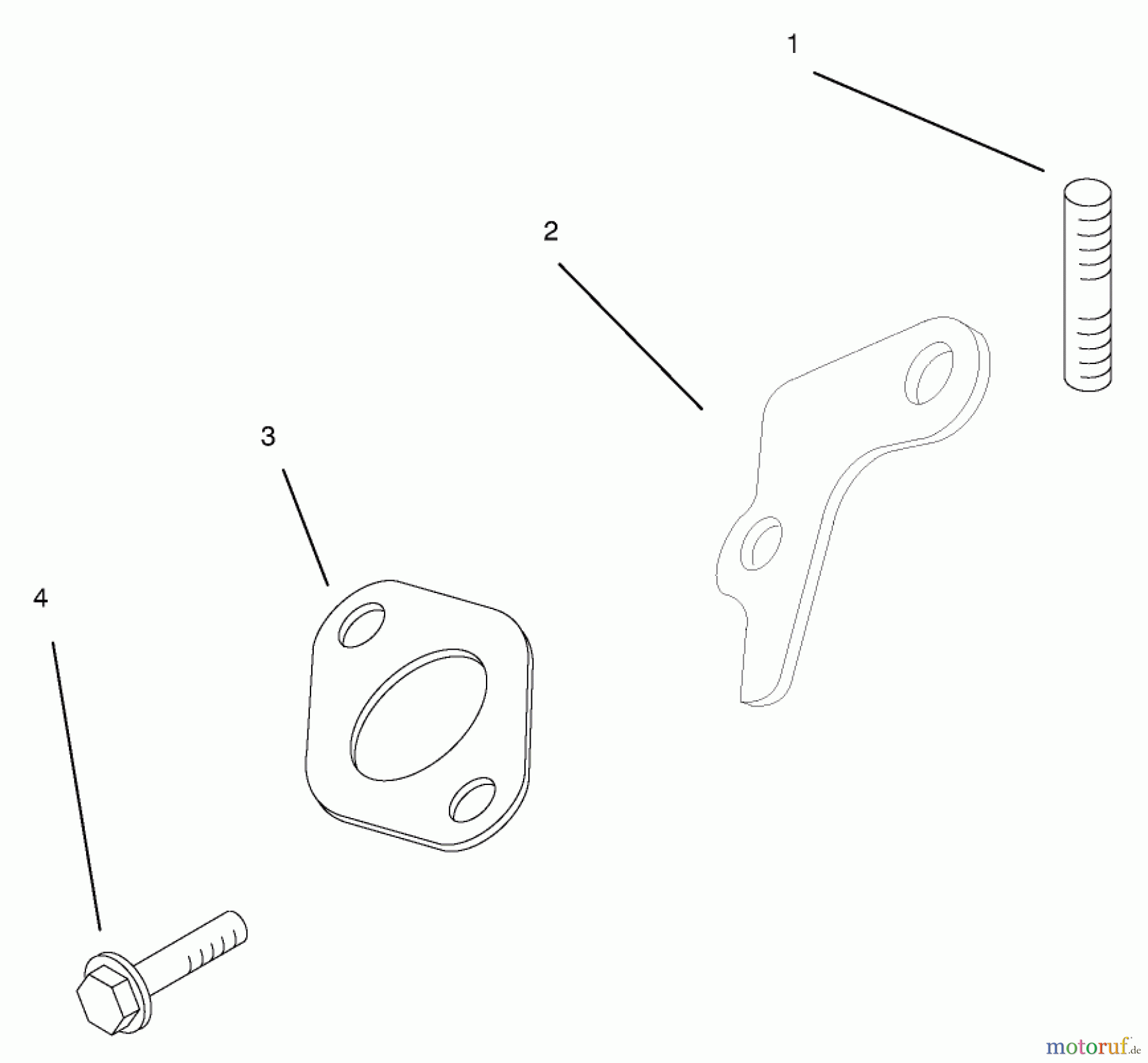  Toro Neu Mowers, Lawn & Garden Tractor Seite 1 72071 (265-H) - Toro 265-H Lawn and Garden Tractor, 2000 (200000001-200999999) EXHAUST #1