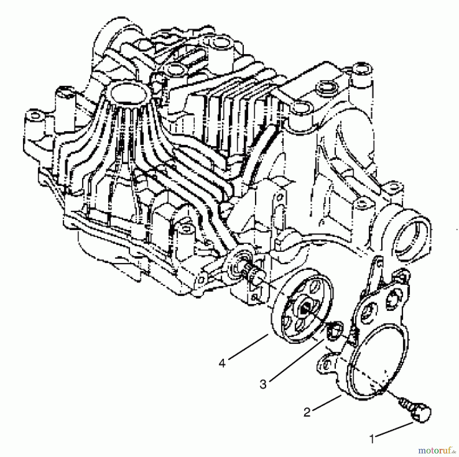  Toro Neu Mowers, Lawn & Garden Tractor Seite 1 72085 (267-H) - Toro 267-H Lawn and Garden Tractor, 1998 (8900001-8900399) BRAKE