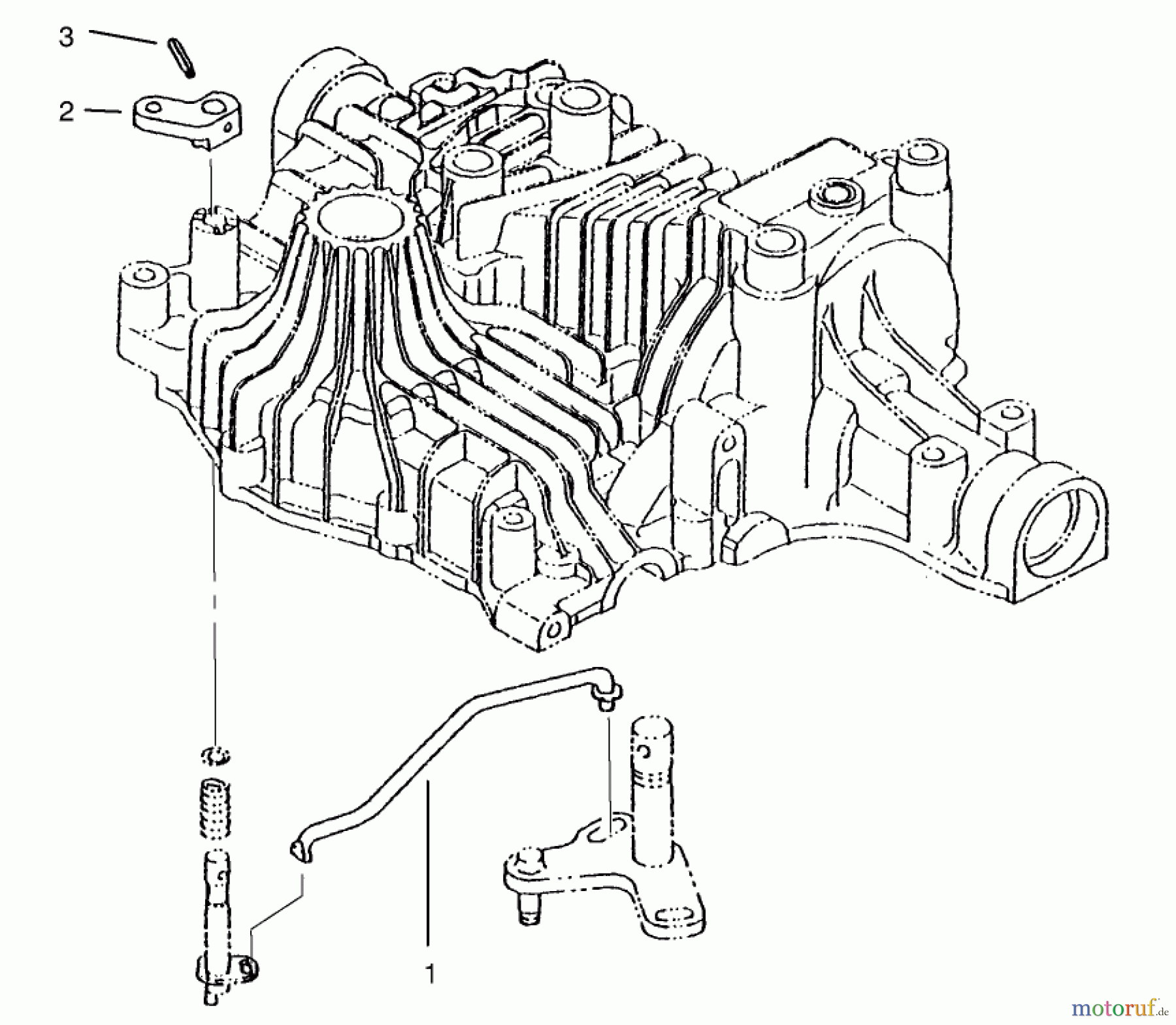  Toro Neu Mowers, Lawn & Garden Tractor Seite 1 72104 (267-H) - Toro 267-H Lawn and Garden Tractor, 1998 (8900001-8900599) BYPASS RETURN