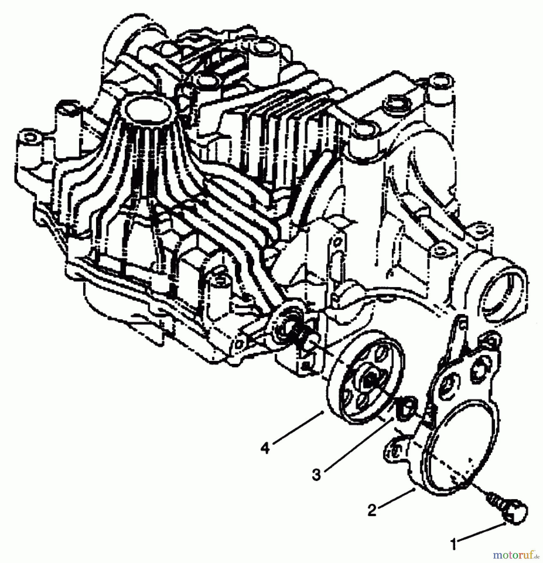  Toro Neu Mowers, Lawn & Garden Tractor Seite 1 72102 (269-H) - Toro 269-H Lawn and Garden Tractor, 1996 (6900001-6999999) BRAKE