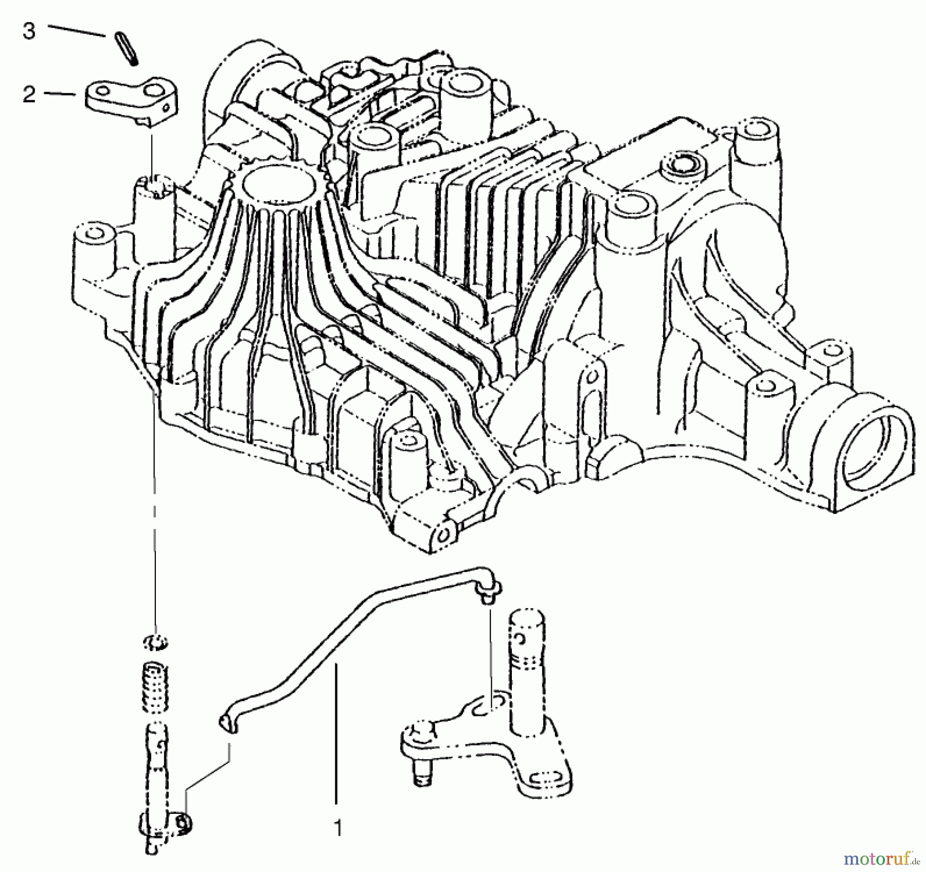  Toro Neu Mowers, Lawn & Garden Tractor Seite 1 72110 (270-H) - Toro 270-H Lawn and Garden Tractor, 1997 (7900001-7999999) BYPASS RETURN