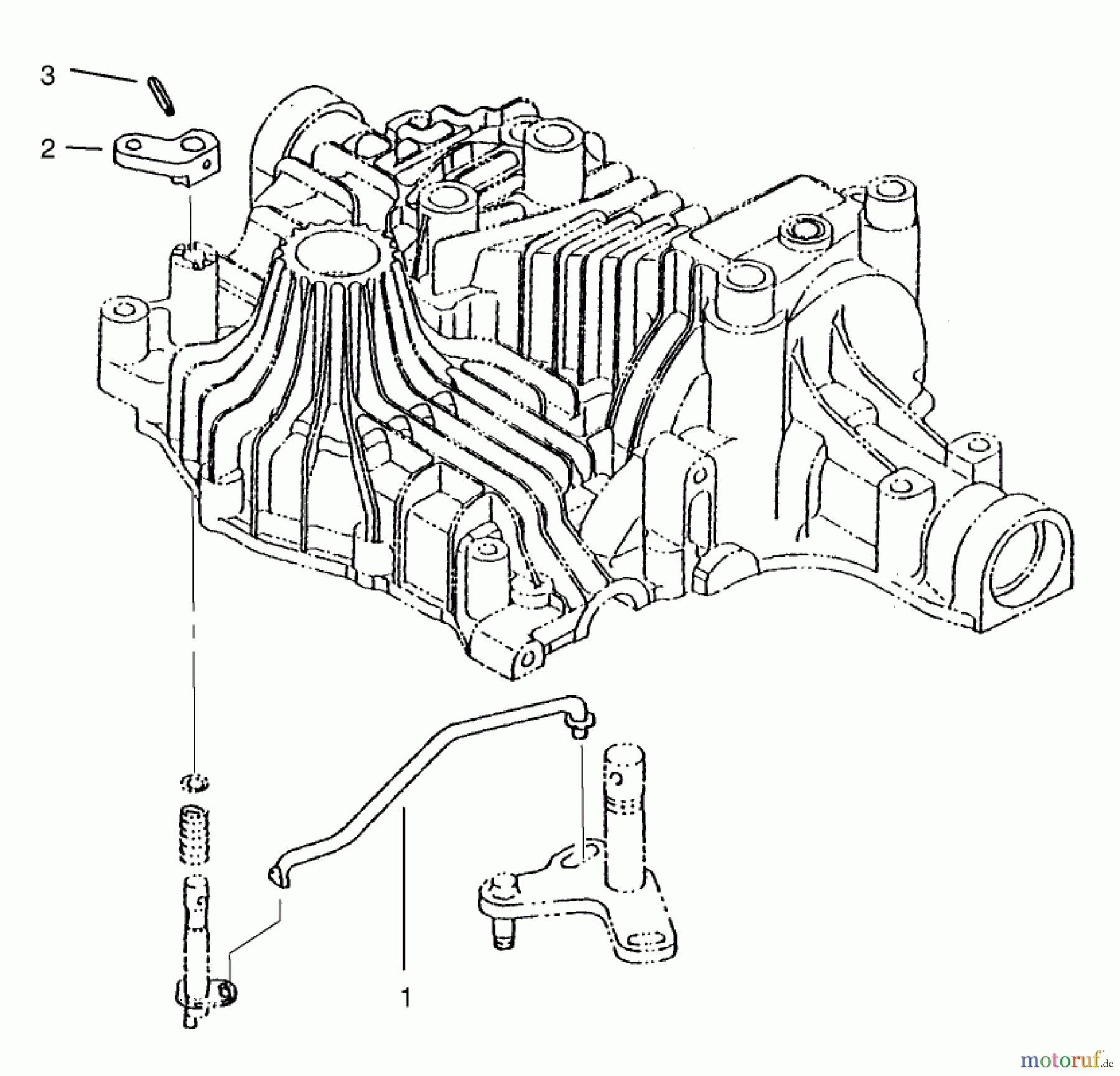  Toro Neu Mowers, Lawn & Garden Tractor Seite 1 72110 (270-H) - Toro 270-H Lawn and Garden Tractor, 1998 (8900001-8900599) BYPASS RETURN