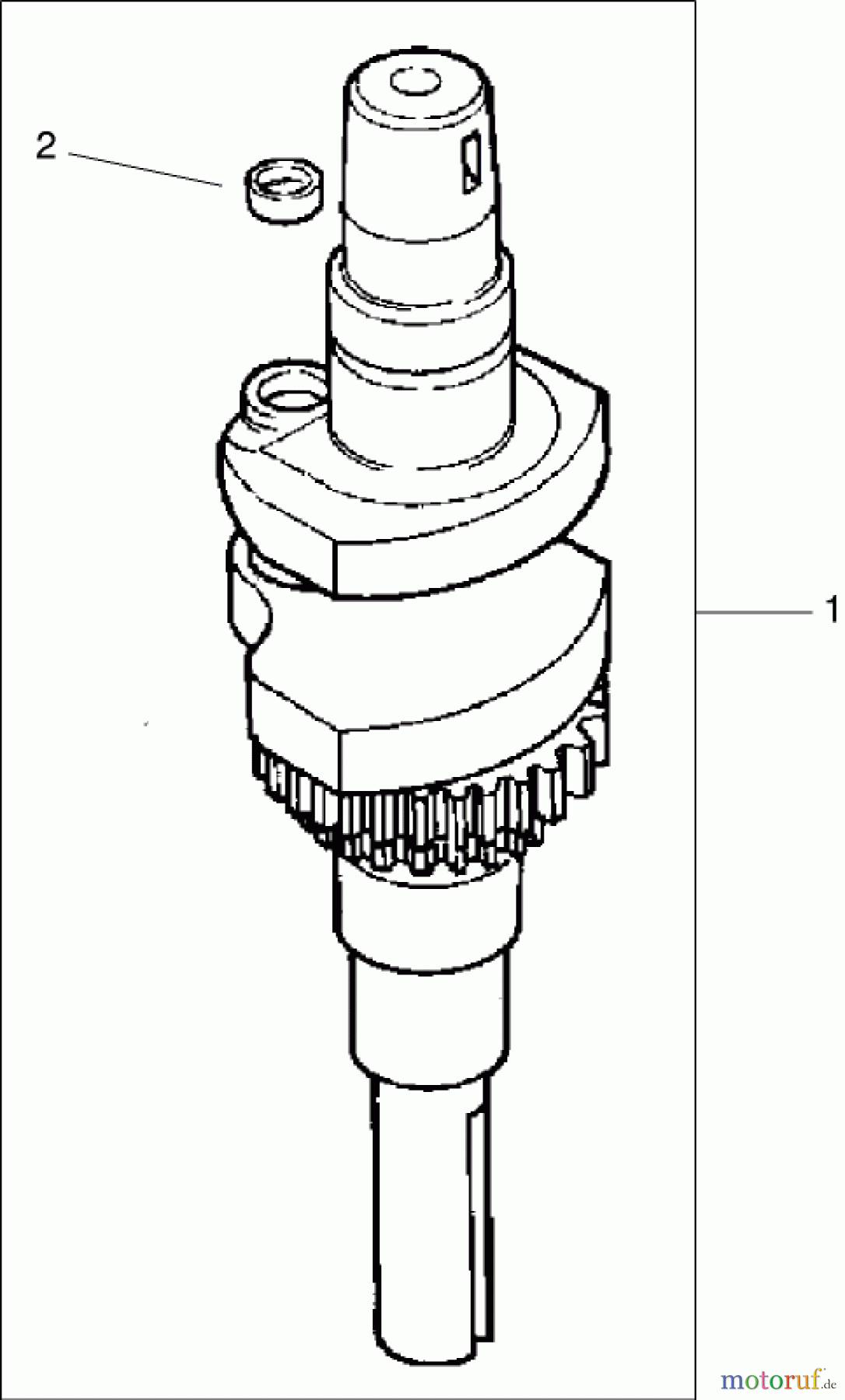  Toro Neu Mowers, Lawn & Garden Tractor Seite 1 72200 (416XT) - Toro 416XT Garden Tractor, 2004 (240000001-240999999) CRANKSHAFT ASSEMBLY KOHLER CV460S-26518