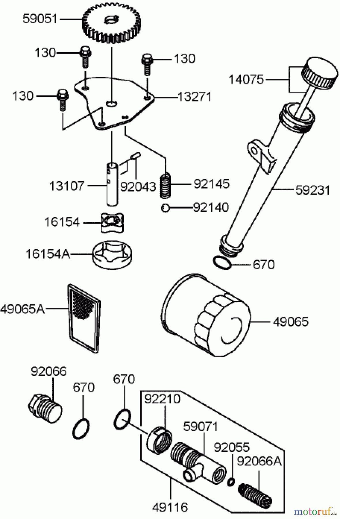  Toro Neu Mowers, Lawn & Garden Tractor Seite 1 72212 (419XT) - Toro 419XT Garden Tractor, 2004 (240000001-240999999) LUBERICATION EQUIPMENT ASSEMBLY  KAWASAKI FH580V-BS06