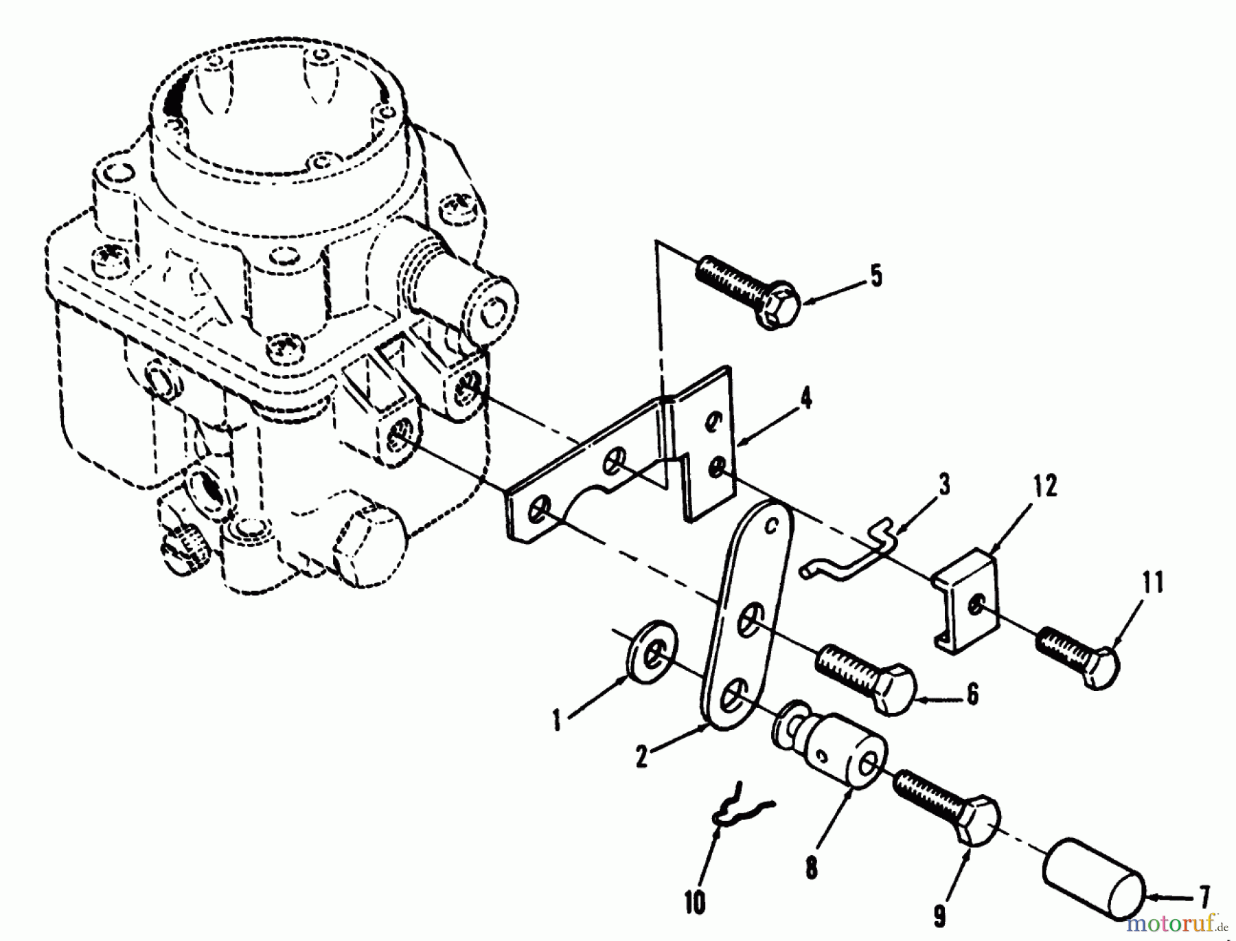  Toro Neu Mowers, Lawn & Garden Tractor Seite 1 73420 (416-8) - Toro 416-8 Garden Tractor, 1993 (3900001-3999999) CHOKE LINKAGE