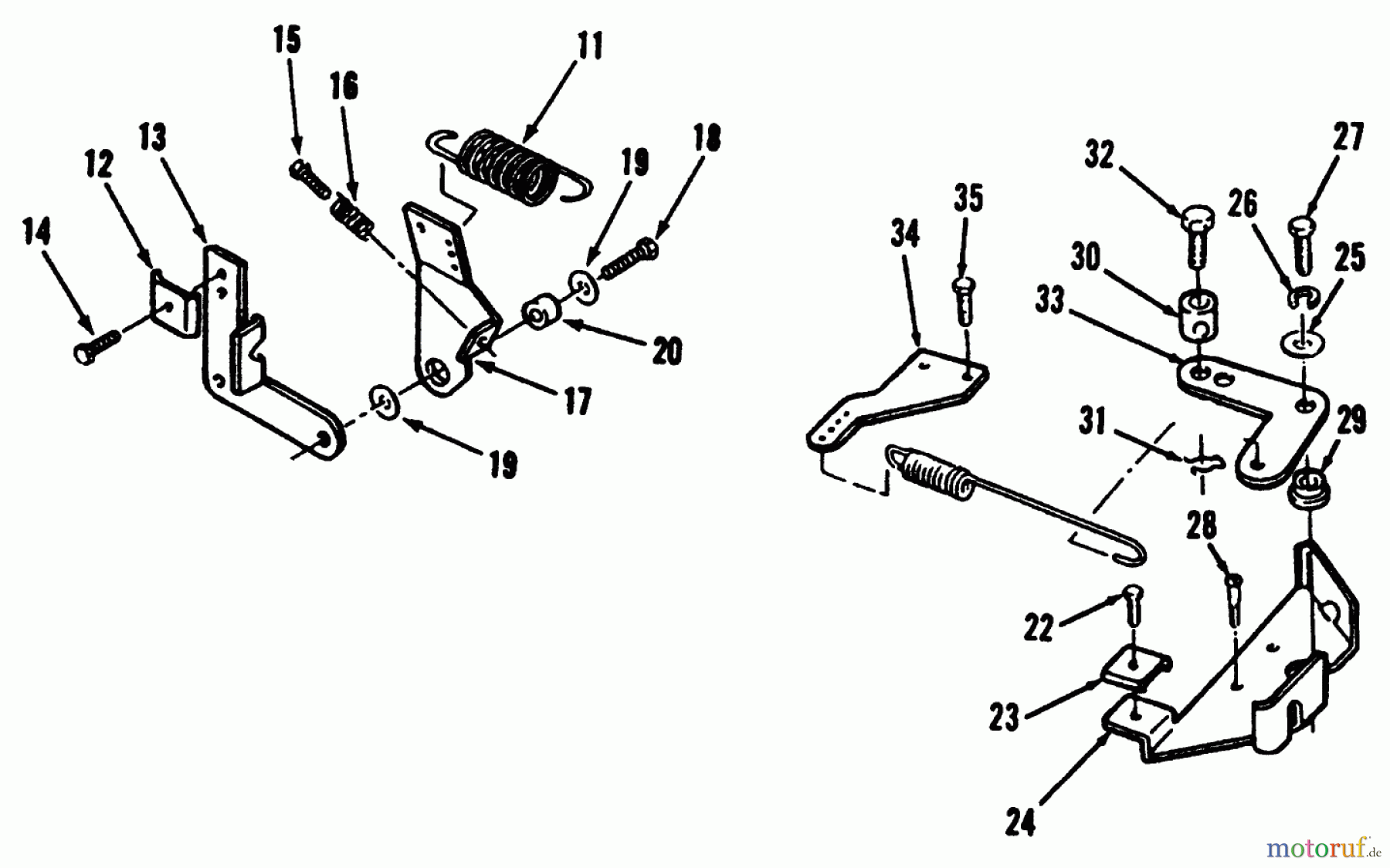  Toro Neu Mowers, Lawn & Garden Tractor Seite 1 73420 (416-8) - Toro 416-8 Garden Tractor, 1995 (5900615-5900714) GOVERNOR