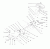 Toro 73421 (416-H) - 416-H Garden Tractor, 1995 (5900001-5901046) Listas de piezas de repuesto y dibujos FRONT AXLE AND STEERING