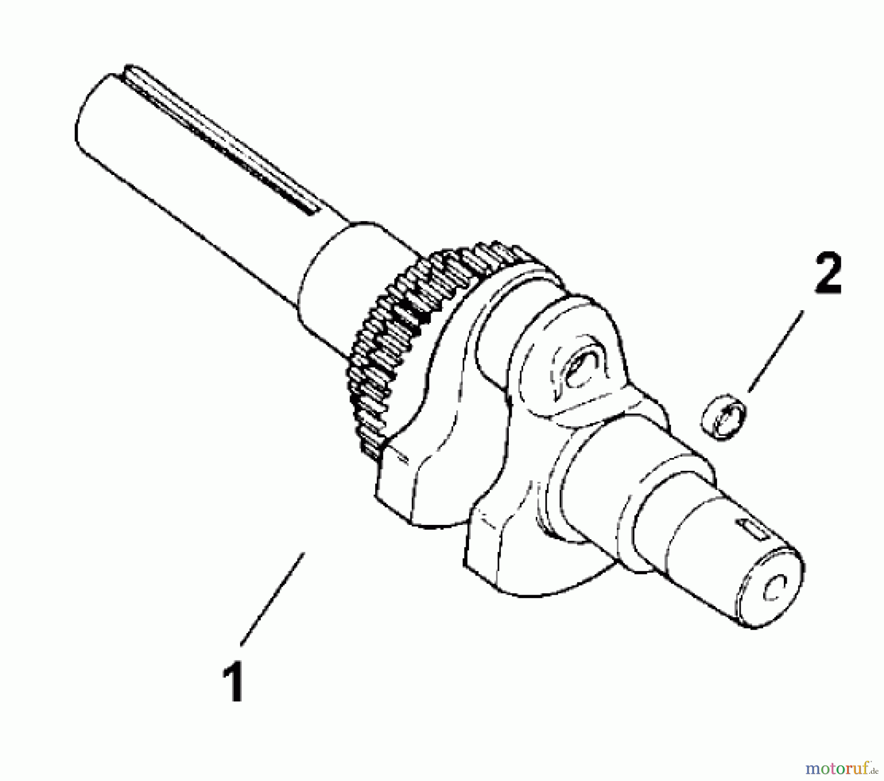  Toro Neu Mowers, Lawn & Garden Tractor Seite 1 73428 (312-8) - Toro 312-8 Garden Tractor, 1998 (8900001-8900499) CRANKSHAFT