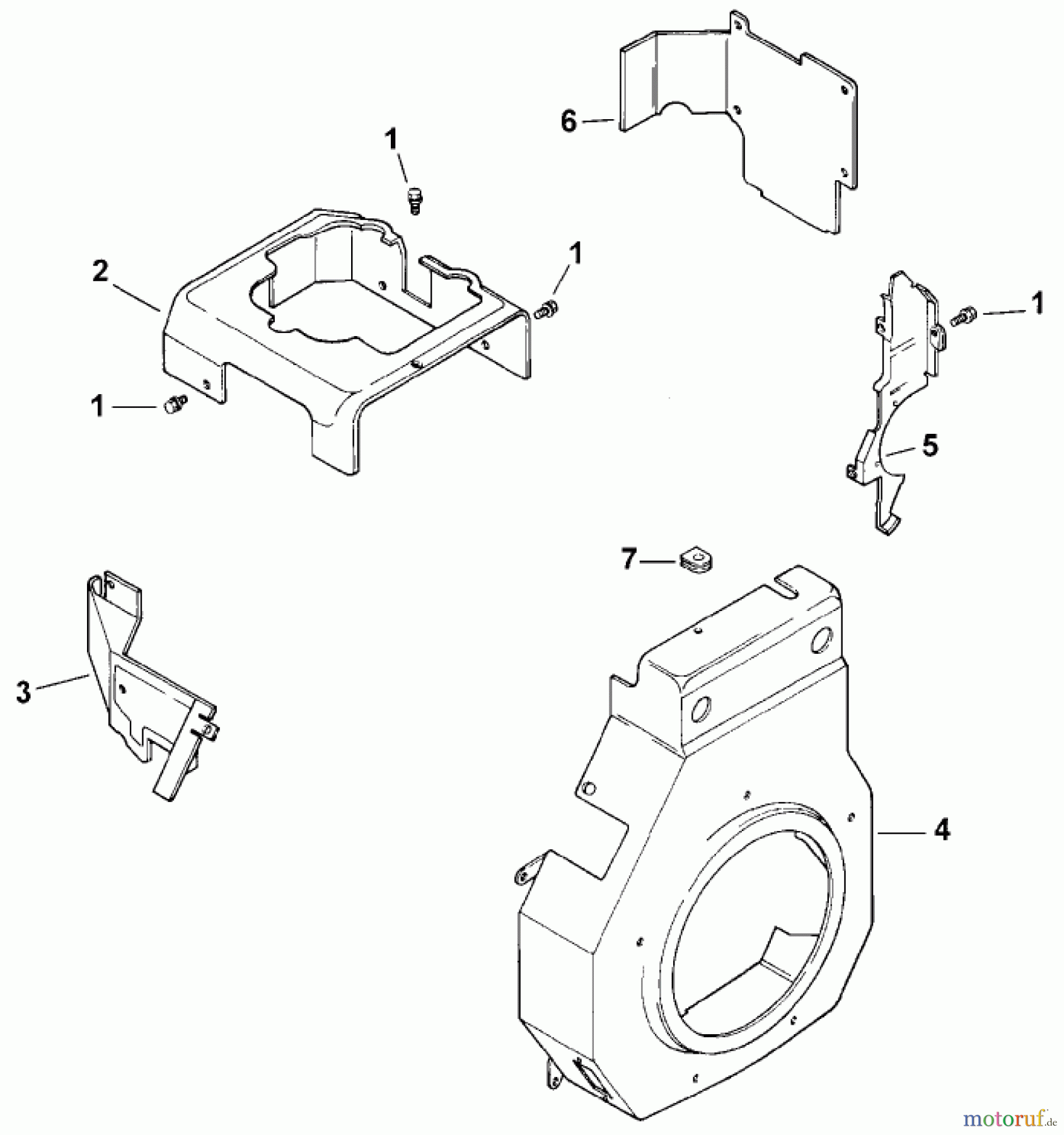  Toro Neu Mowers, Lawn & Garden Tractor Seite 1 73449 (314-8) - Toro 314-8 Garden Tractor, 1999 (9900001-9999999) BLOWER HOUSING & BAFFLES (MODEL 73429 ONLY)