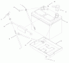 Toro 73448 (314-8) - 314-8 Garden Tractor, 1998 (8900500-8999999) Listas de piezas de repuesto y dibujos BATTERY ASSEMBLY