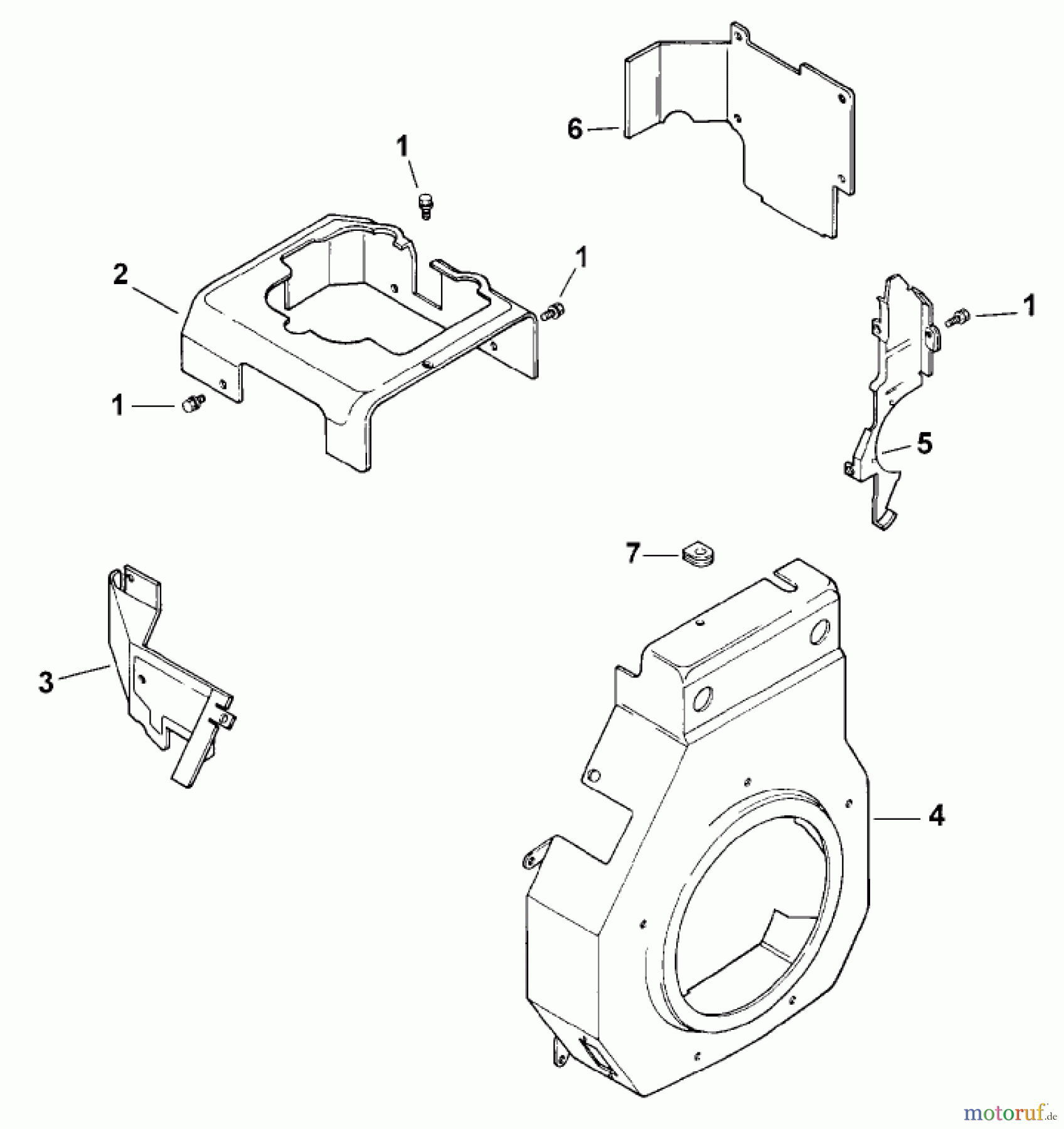  Toro Neu Mowers, Lawn & Garden Tractor Seite 1 73448 (314-8) - Toro 314-8 Garden Tractor, 1998 (8900001-8900499) BLOWER HOUSING & BAFFLES