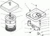 Toro 73520 (520-H) - 520-H Garden Tractor, 1995 (5900001-5900177) Listas de piezas de repuesto y dibujos AIR CLEANER