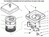 Toro 73521 (520-H) - 520-H Garden Tractor, 1997 (7900001-7999999) Listas de piezas de repuesto y dibujos AIR CLEANER