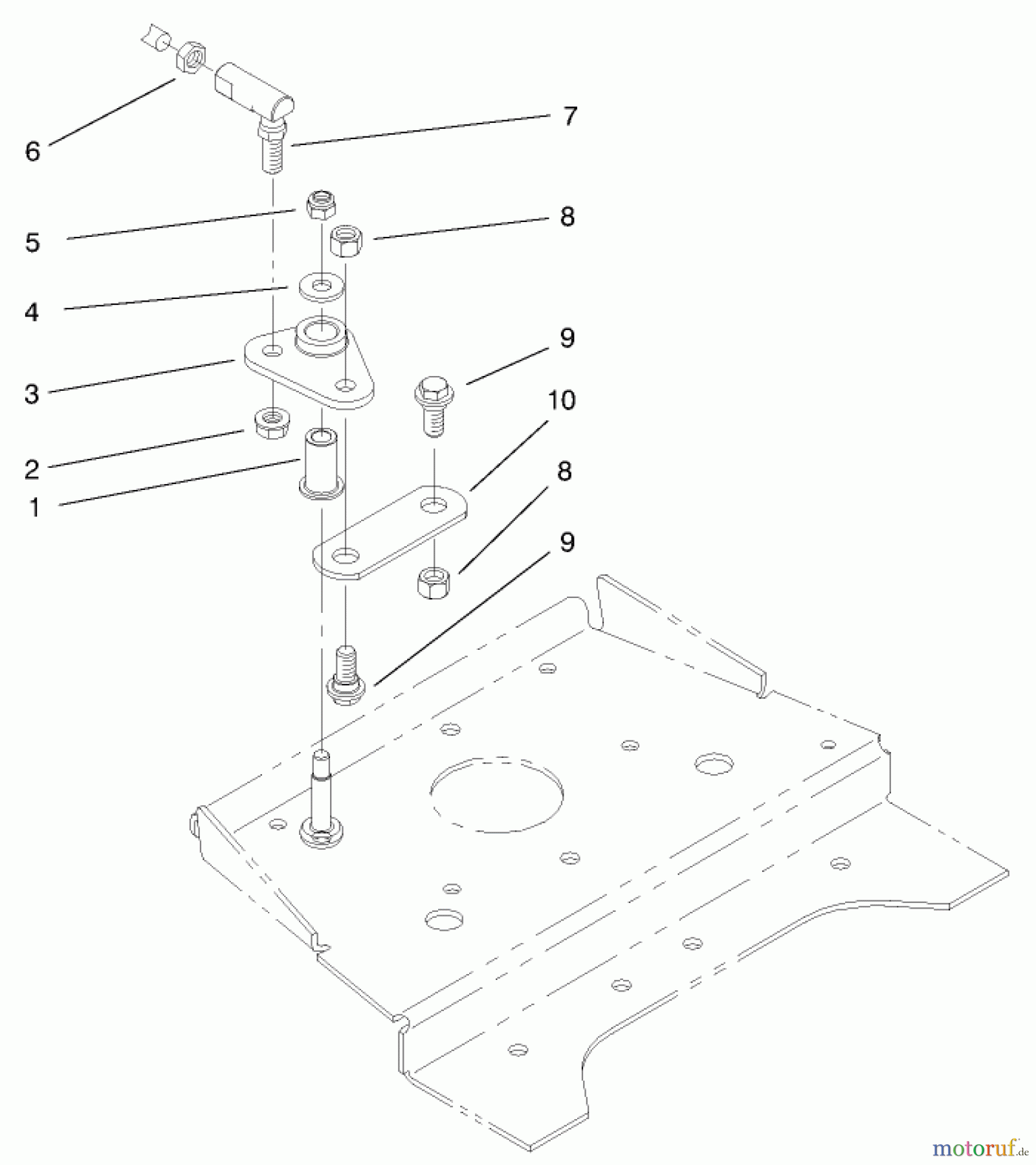  Toro Neu Mowers, Lawn & Garden Tractor Seite 1 73547 (520Lxi) - Toro 520Lxi Garden Tractor, 1999 (9900001-9999999) FRONT SMART TURN ASSEMBLY