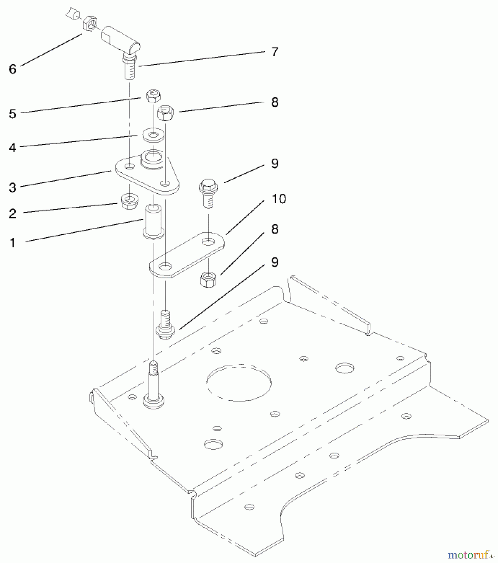  Toro Neu Mowers, Lawn & Garden Tractor Seite 1 73560 (522xi) - Toro 522xi Garden Tractor, 1998 (8900001-8999999) SMART TURN FRONT ASSEMBLY