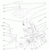 Toro 73561 (522xi) - 522xi Garden Tractor, 2004 (240000001-240999999) Listas de piezas de repuesto y dibujos POWER STEERING & TILT ASSEMBLY